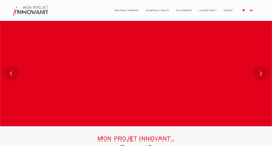 Desktop Screenshot of monprojetinnovant.org